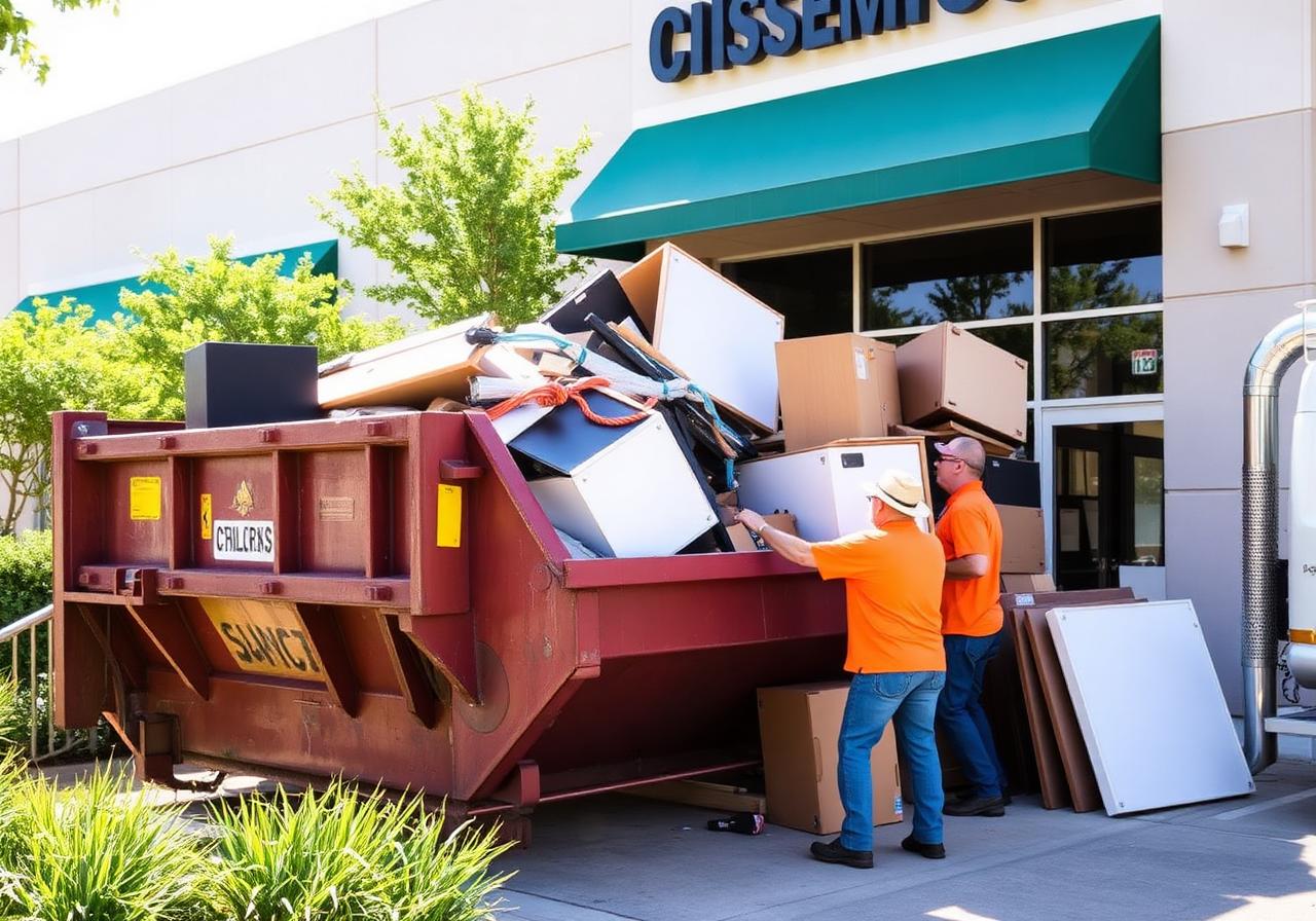 Commercial junk removal in Dallas